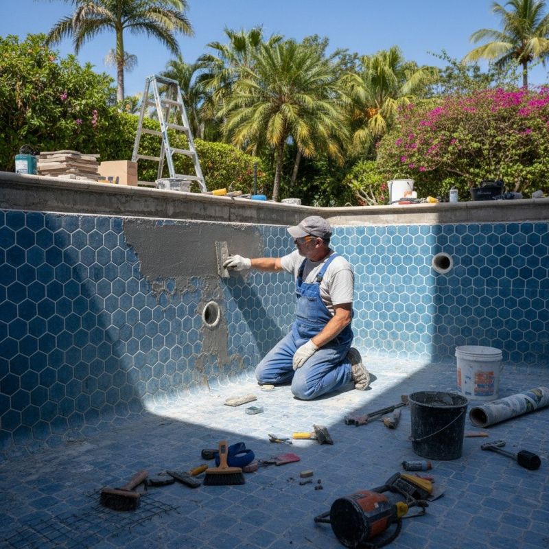 Local Swimming Pool Solar Panel Repair pros at work