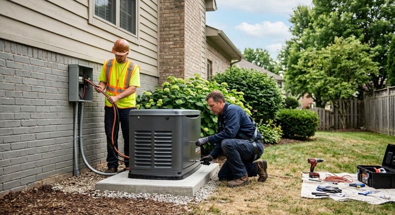 Gas Generator Installation in Roswell, GA